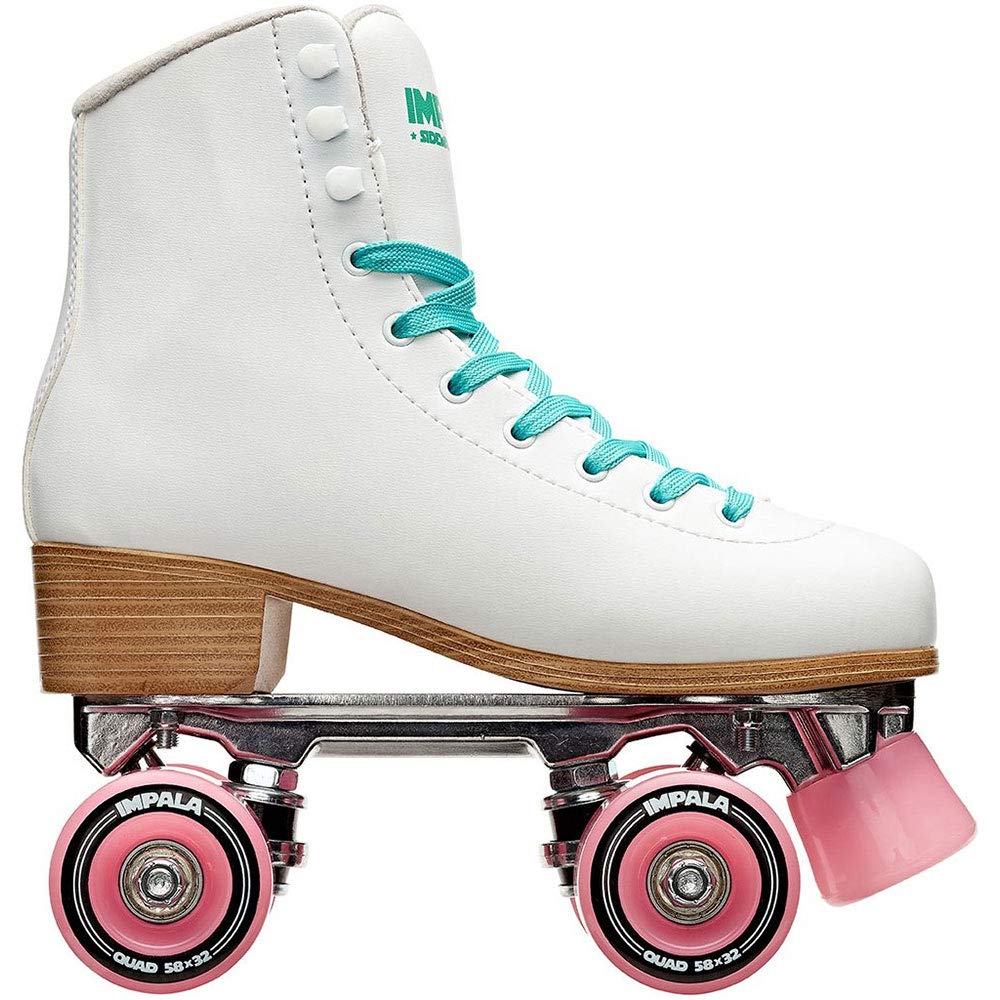 Impala Sidewalk Womens Roller Skates White 6