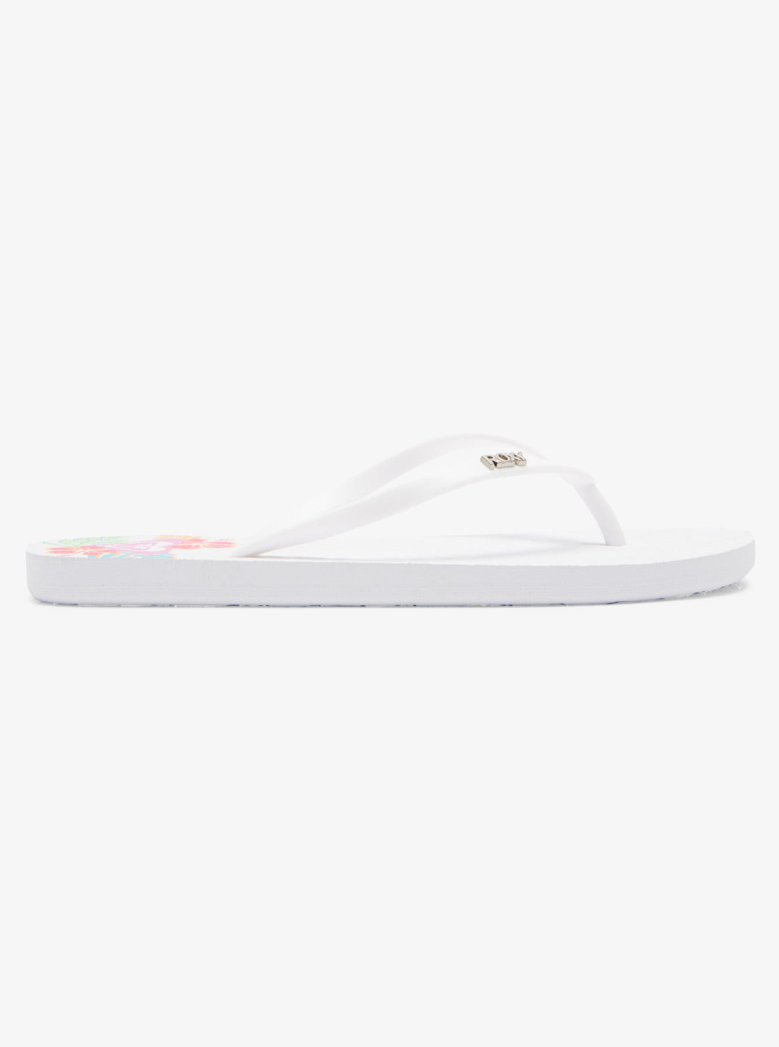 Roxy Viva Stamp 2 Womens Sandal WW3-White-White Print 6
