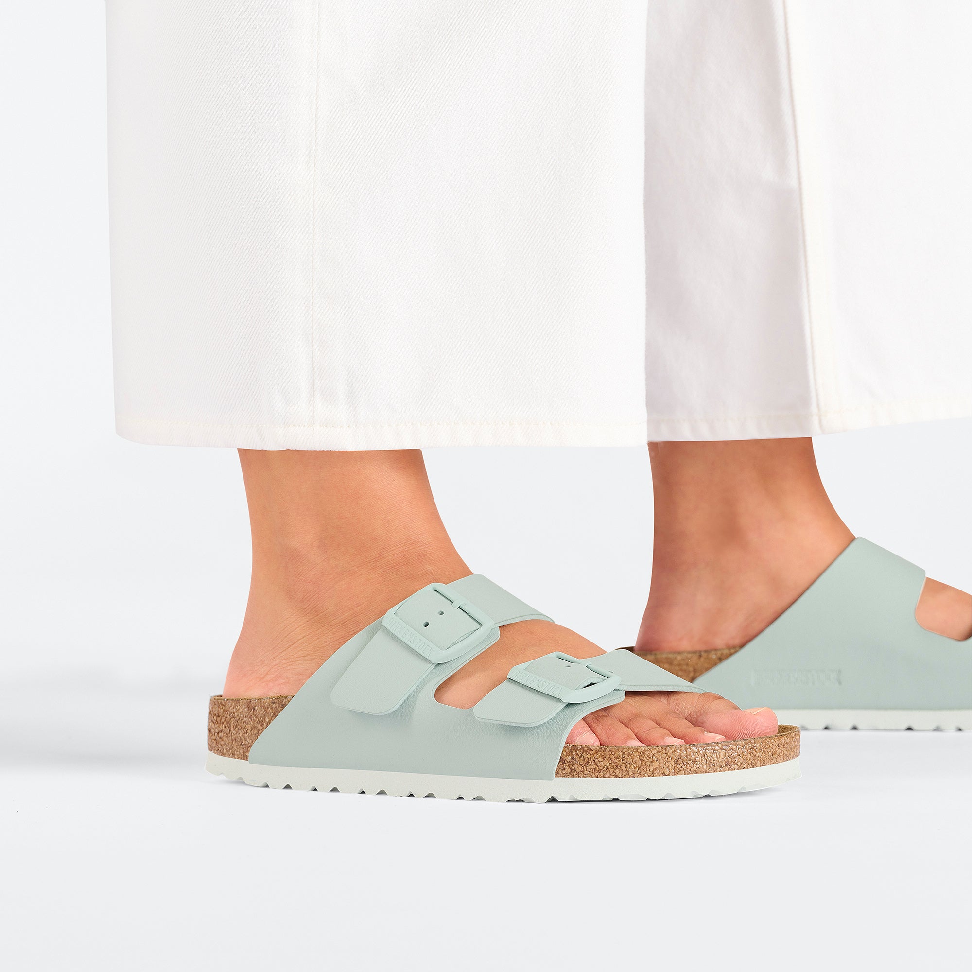 Birkenstock Arizona Womens Sandal Birko-Flor-Surf Green 6
