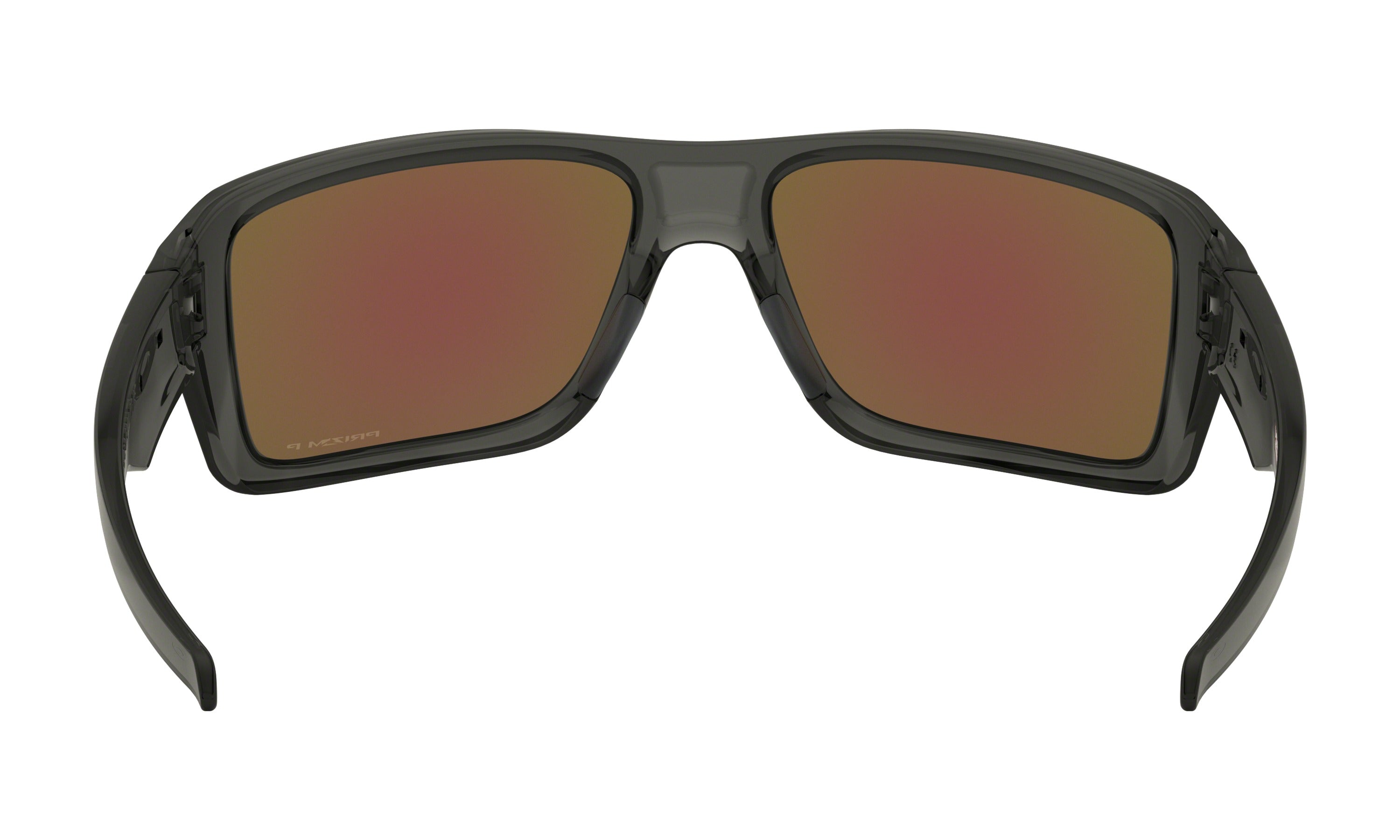 Oakley Double Edge Polarized Sunglasses Grey Smoke Prizm Sapphire Square