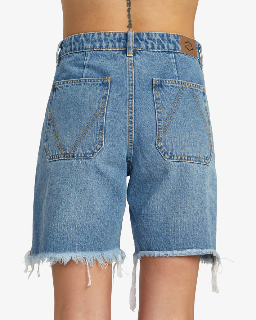 RVCA Crawford Long Denim Short BNB0 27