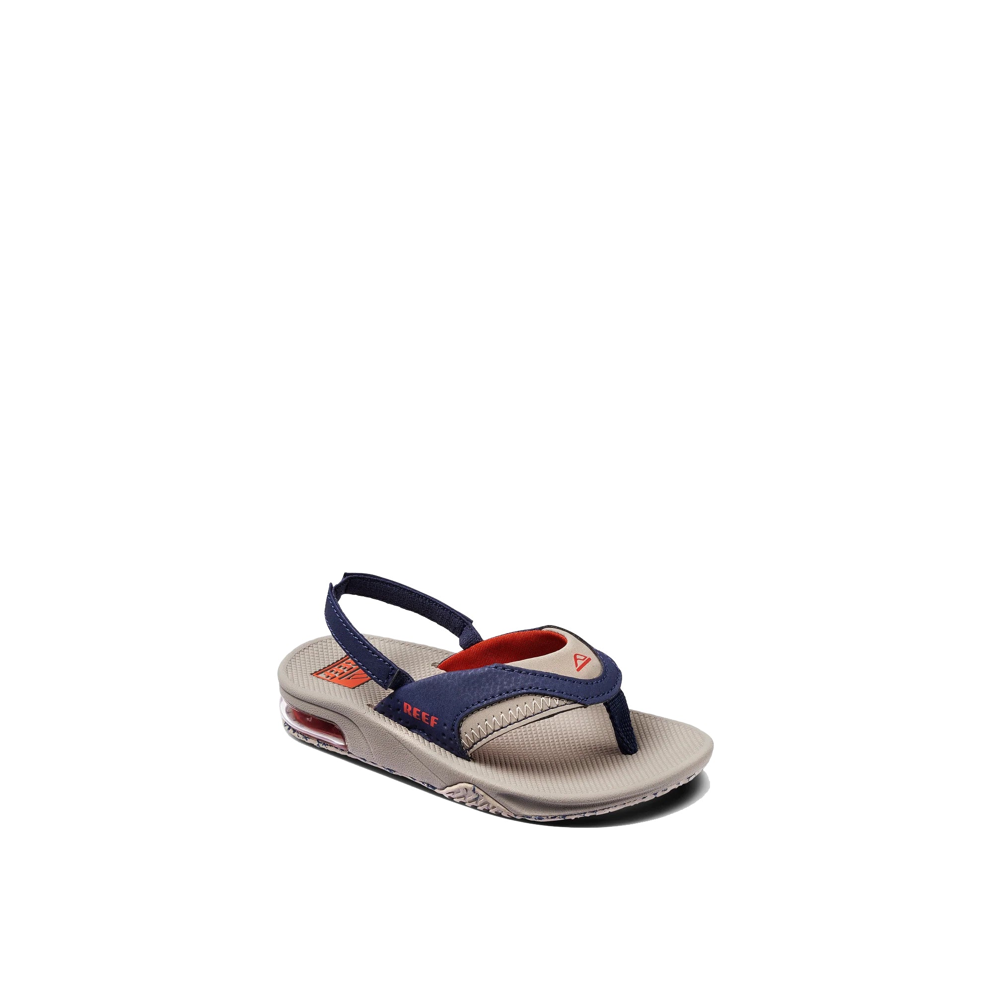 Reef Little Fanning Boys Sandal Taupe-Navy 8 C