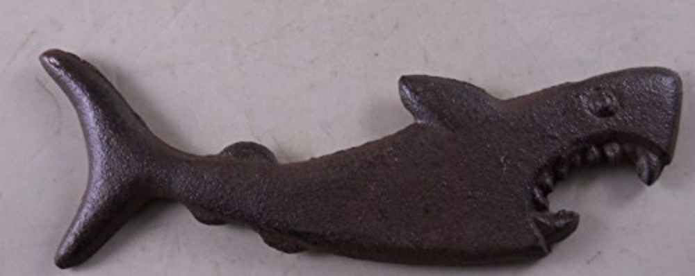 Shark Bottle Opener Rust 6.5in x 2.5in