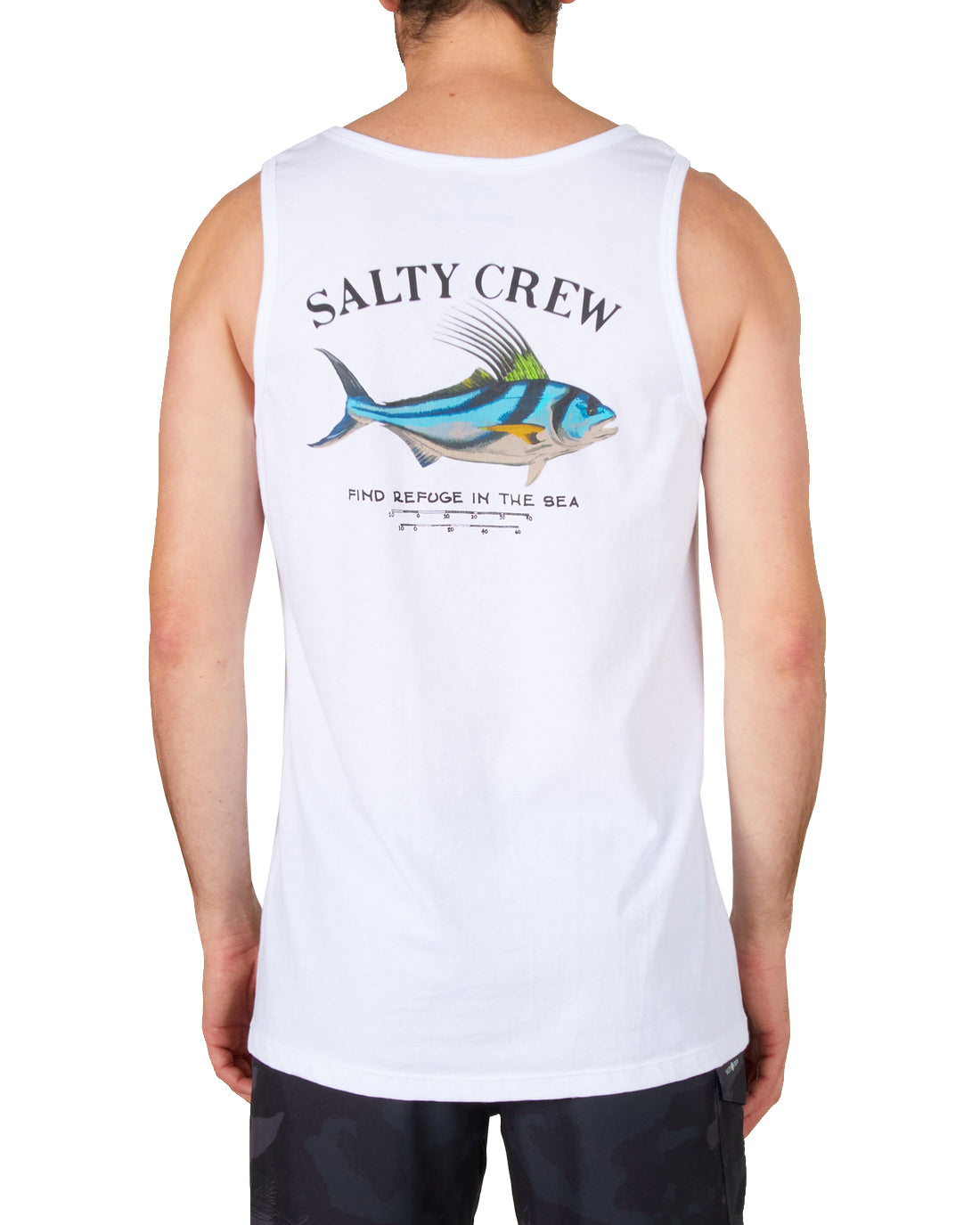 Salty Crew Rooster Tank White S