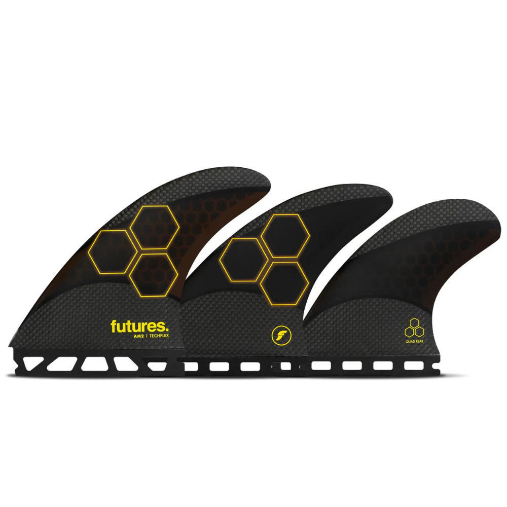 Future Fins AM2 Techflex 5-Fin Set Black-Orange L