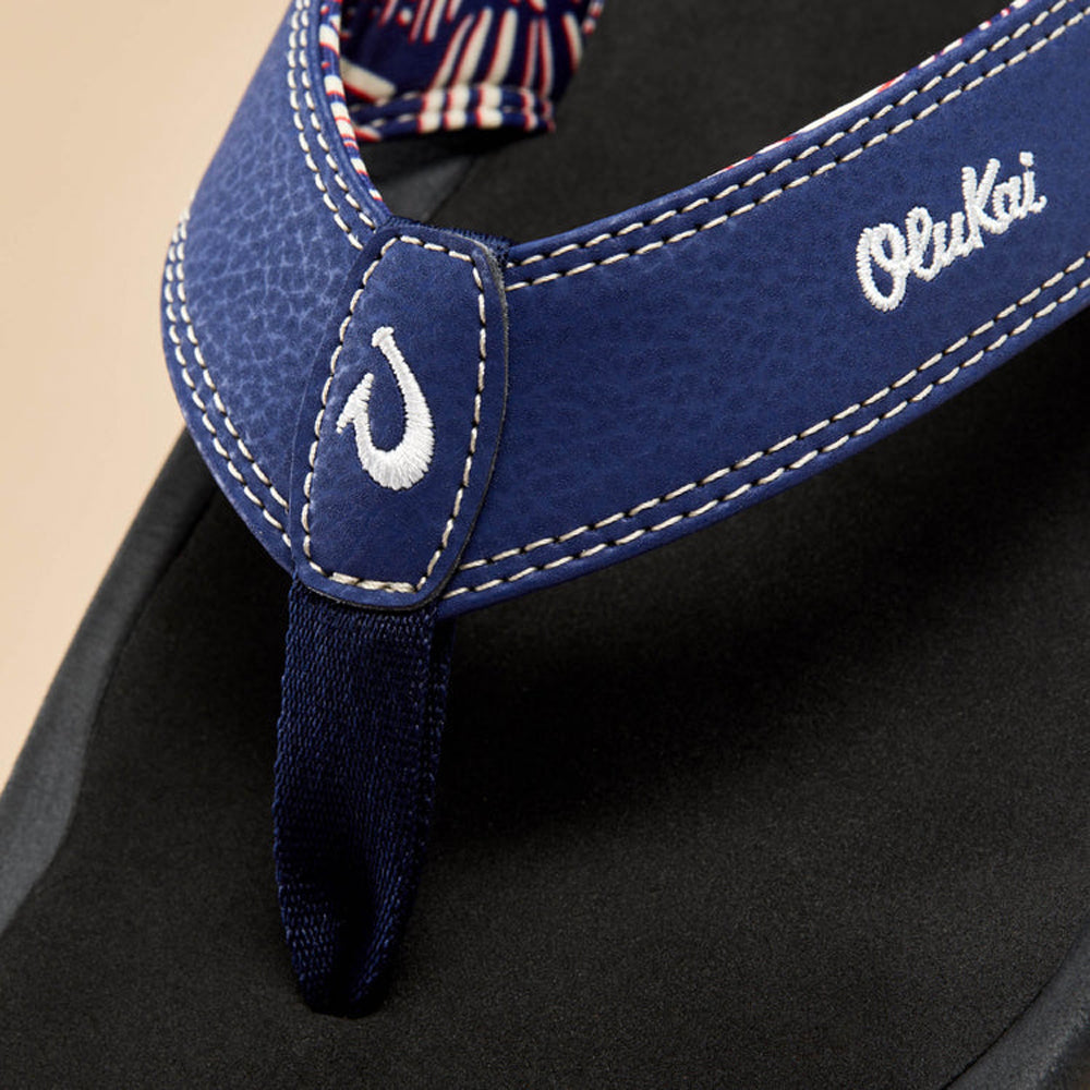 Olukai Ohana Mens Sandal 54OX-Navy-Onyx 14