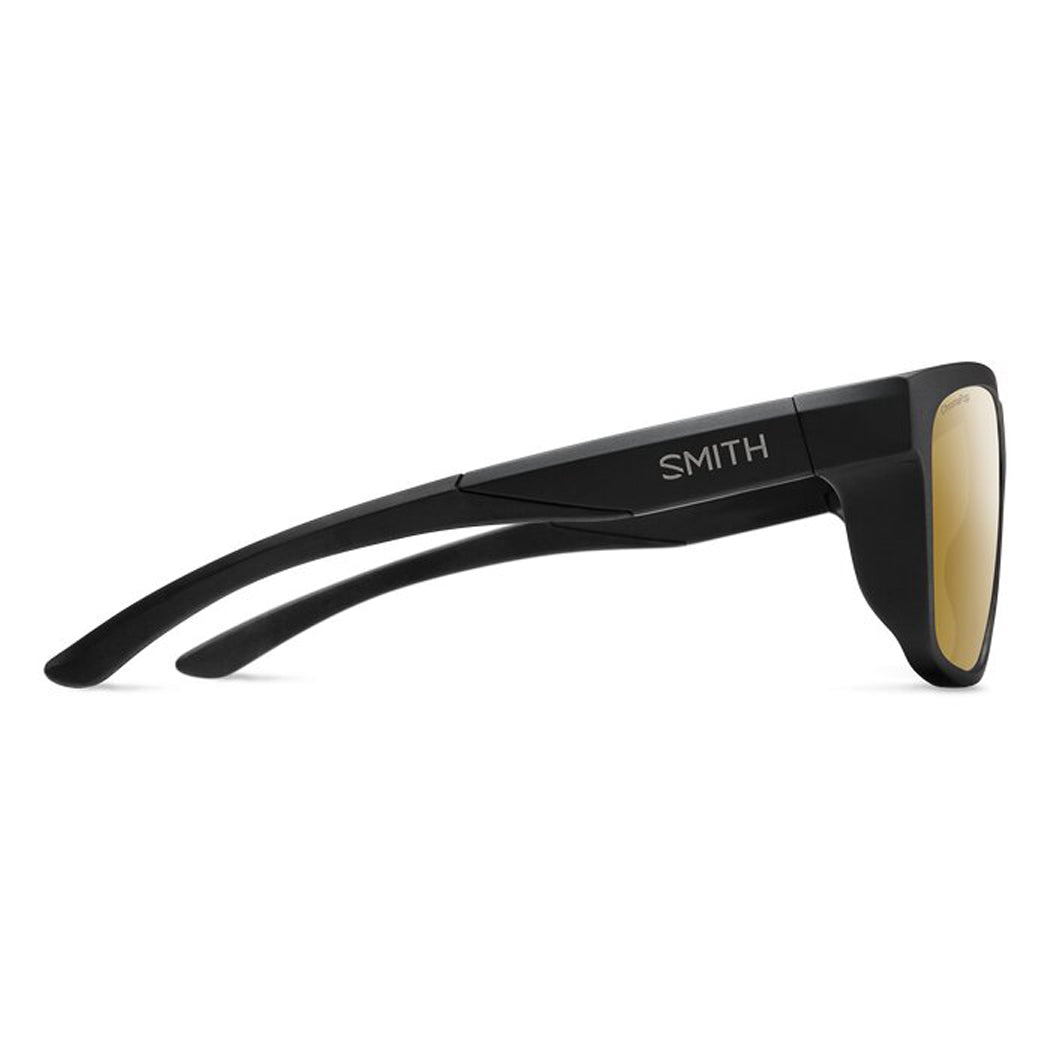 Smith Barra Polarized Sunglasses MatteBlack BronzeMirror Chromapop