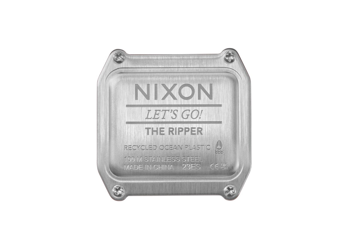 Nixon The Ripper Watch 5229-Silver-Pastel Swirl