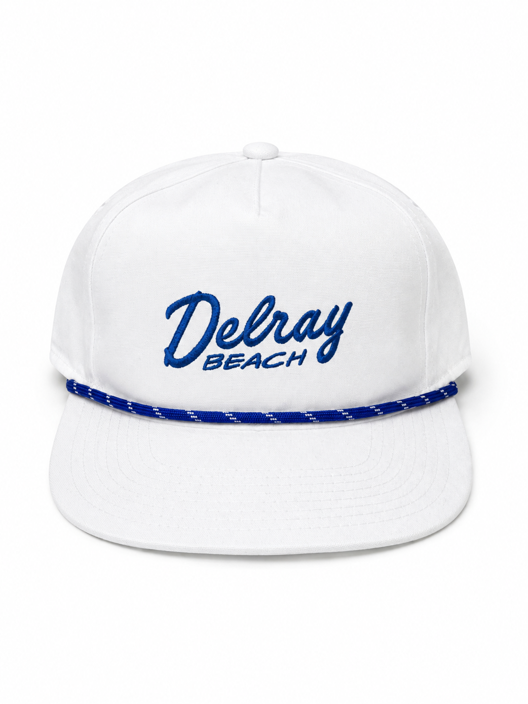 IWS DELRAY BEACH BOLD HAT WHITE-BLUE OS