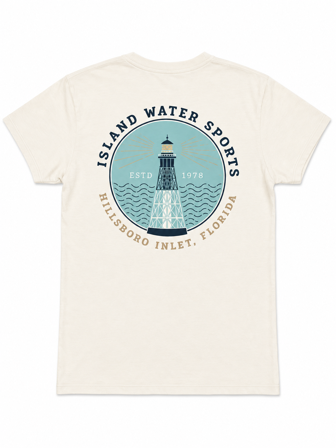 IWS Hillsboro Lighthouse SS Tee Natural S