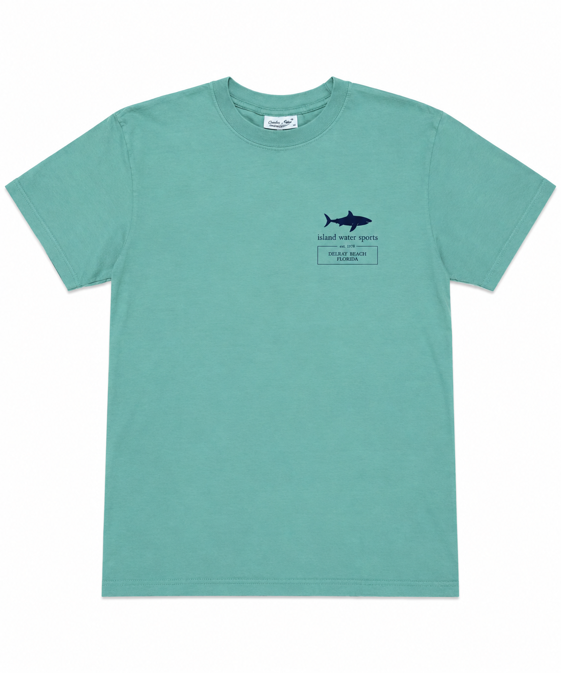 IWS Vintage Shark SS Tee Delray-Seafoam M