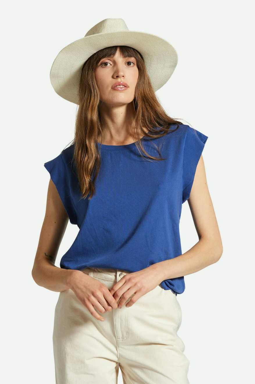 Brixton Organic Cap Sleeve SS Tee SRFTW L