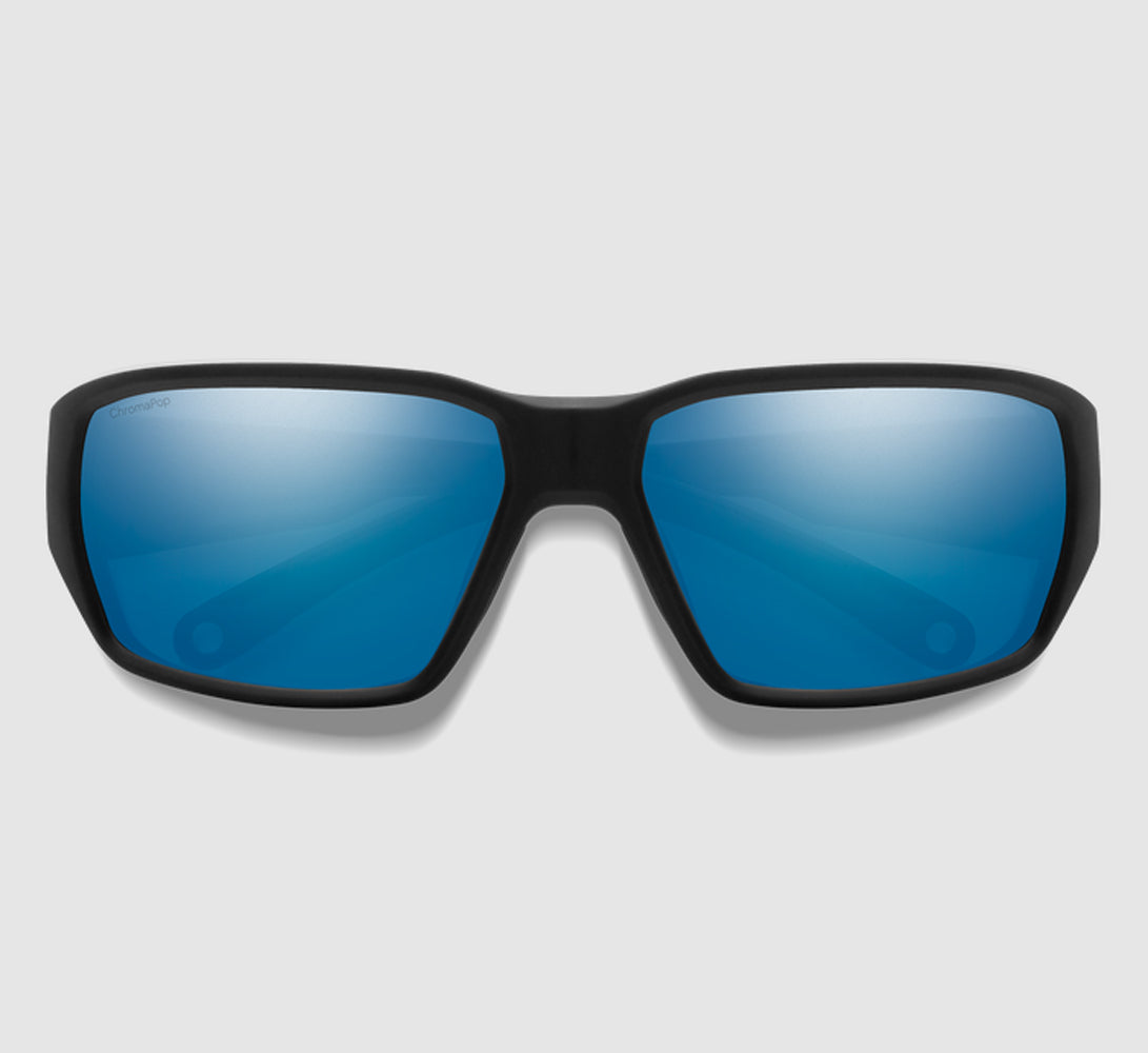 Smith Hookset Polarized Sunglasses MatteBlack BlueMirror