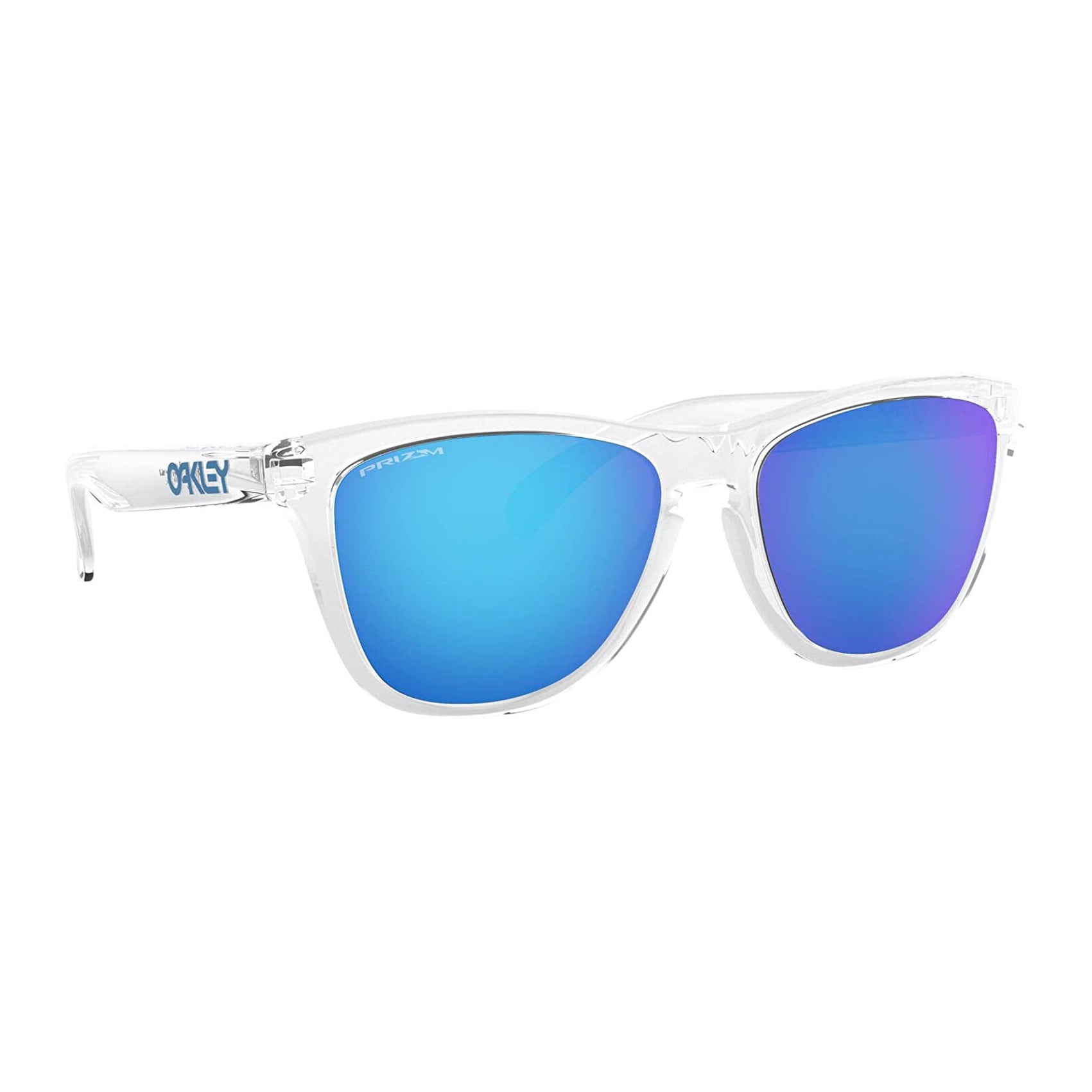 Oakley Frogskins Sunglasses CrystalClear PrizmSapphire Square
