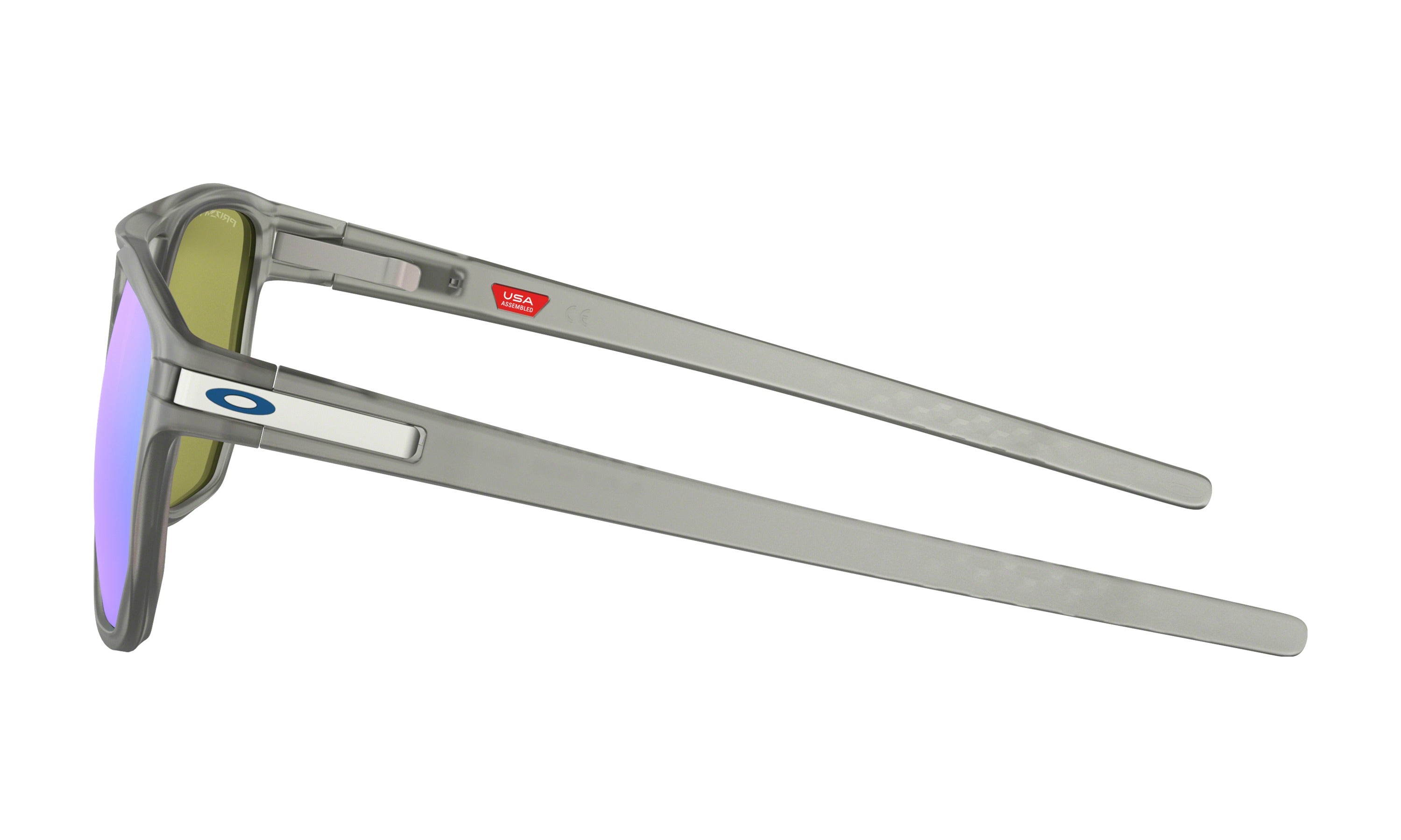 Oakley Latch Beta Polarized Sunglasses Matte Grey Prizm Sapphire 06