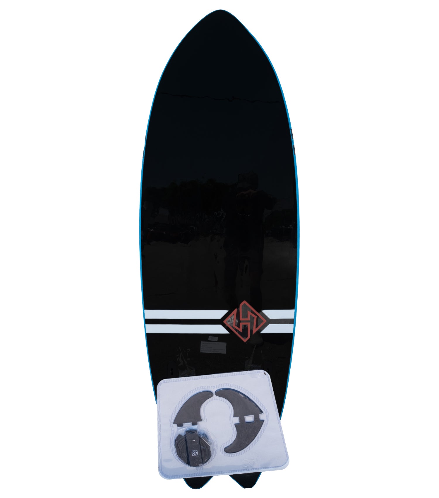 Hubboards Hubblite Foam Baller Blue 5ft8in