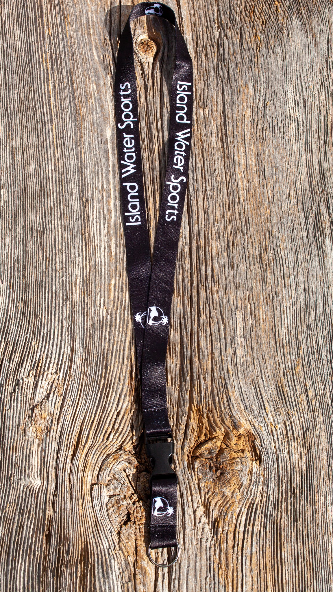 Island Water Sports Lanyards BlackLogo OS