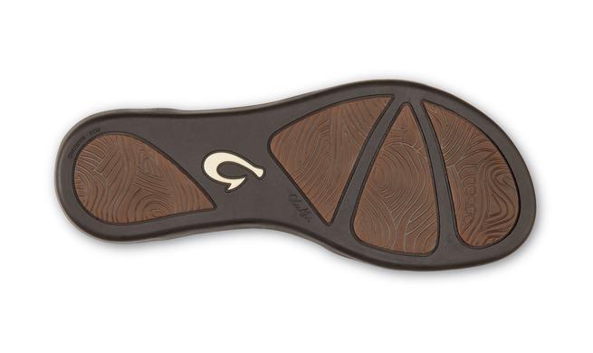 Olukai Ho Opio Leather Womens Sandal FA48-Bubbly-Dark Java 9