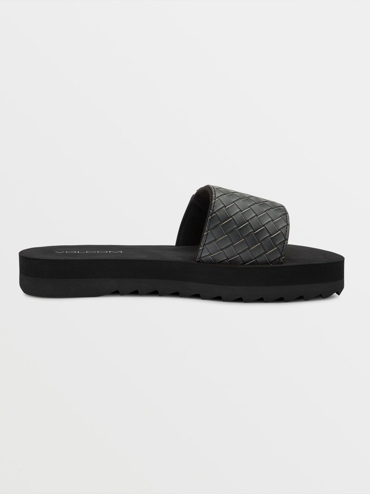 Volcom Not So Simple Slide Womens Sandal BLK-Black 5
