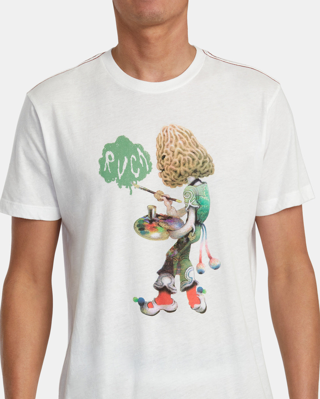 RVCA Gordon Painter Tee ANW-Antique White XL