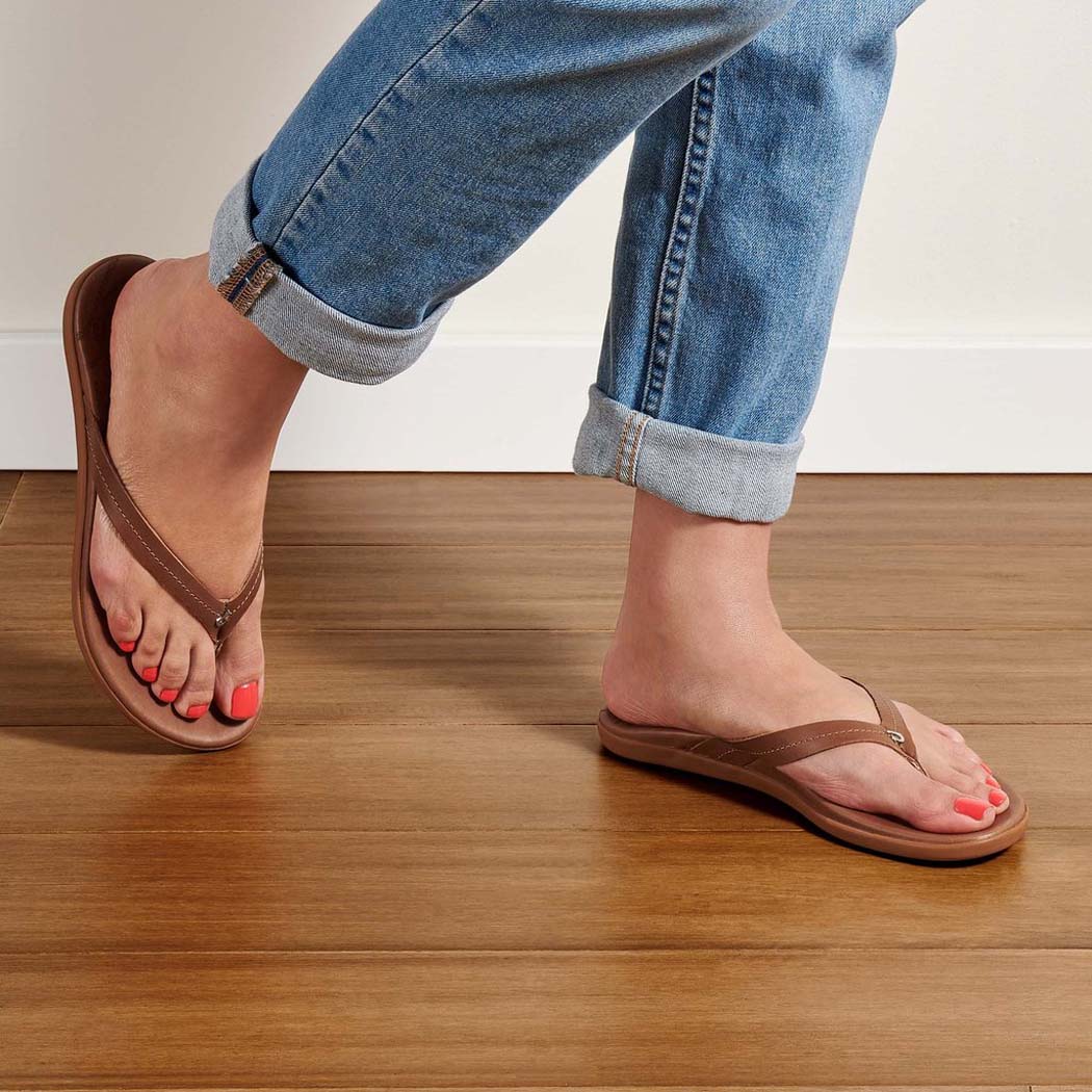 Olukai Honu Womens Sandal 3434-Tan-Tan 6