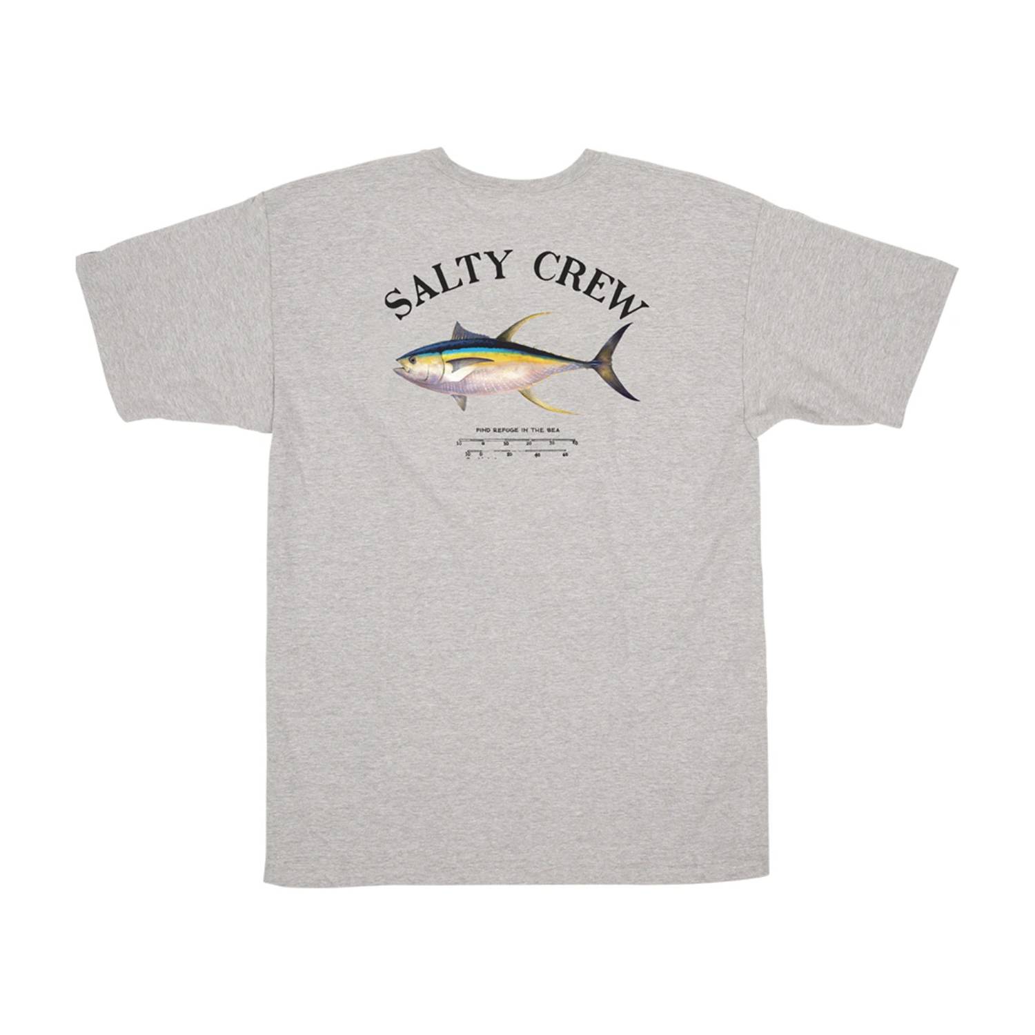 Salty Crew Ahi Mount SS Tee Grey Heather L