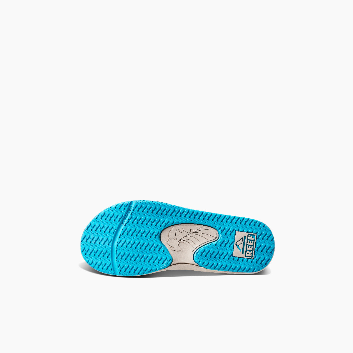 Reef Fanning Boys Sandal Grey-Aqua-Oak 1 Y
