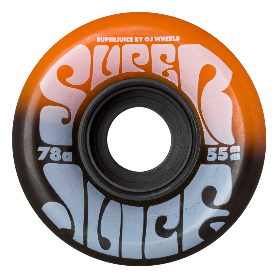 OJ Mini Super Juice Wheels OrangeBlack 55mm