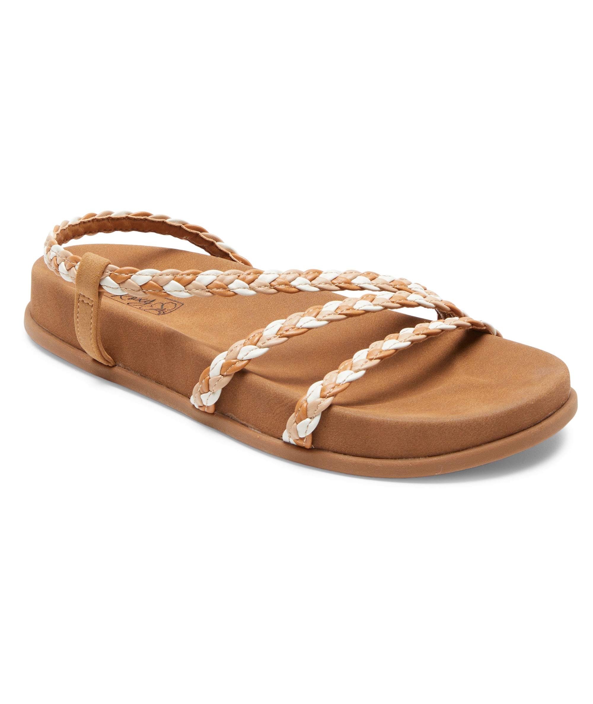 Roxy Ymani Womens Sandal BTN-Brown-Tan 10
