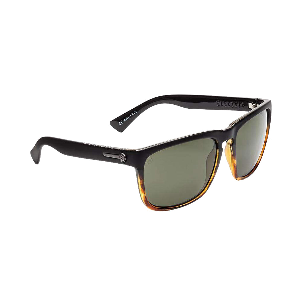 Electric Knoxville XL Polarized Sunglasses Darkside Tort Ohm Grey Square