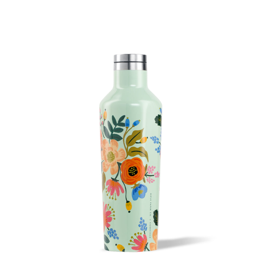 Corkcicle Canteen Rifle Paper Lively Floral Mint 16oz