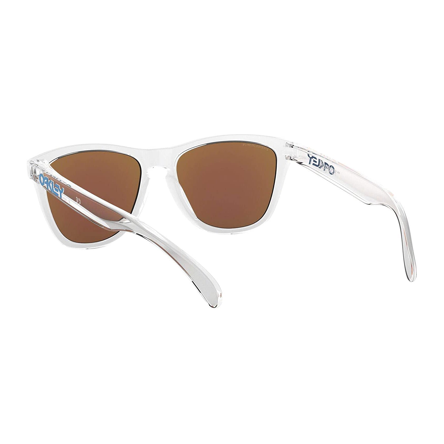 Oakley Frogskins Sunglasses CrystalClear PrizmSapphire Square