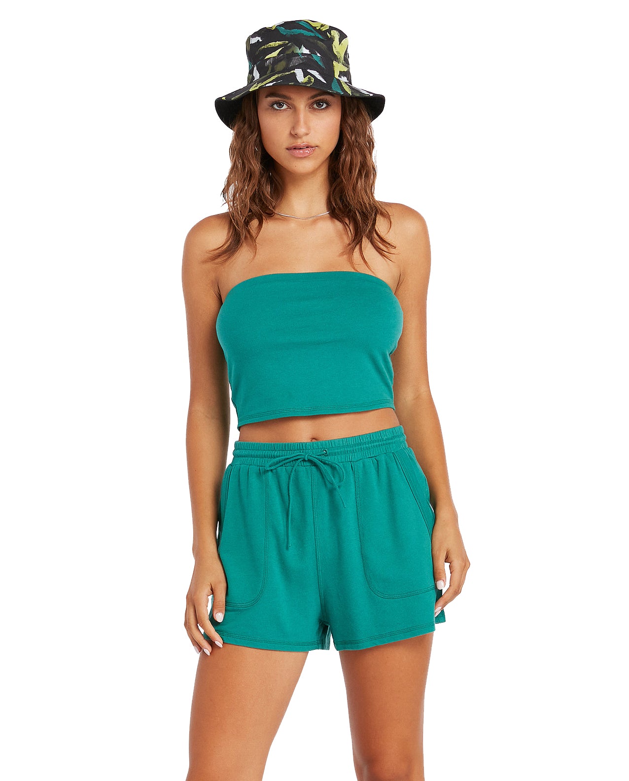 VOLCOM LIVED IN TUBE TOP JDE L