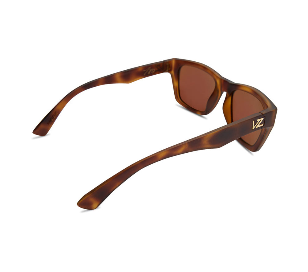 Von Zipper Mode Polarized Sunglasses PTG-TortoiseSatin/GrnFlsh OS