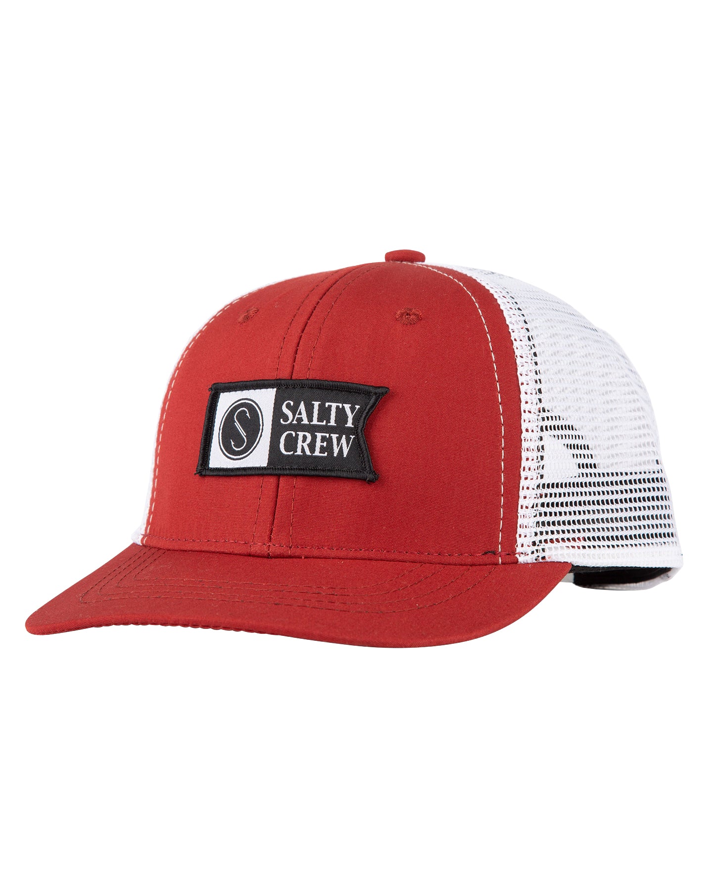 Salty Crew Pinnacle Boys Retro Trucker Hat Rust/White One size