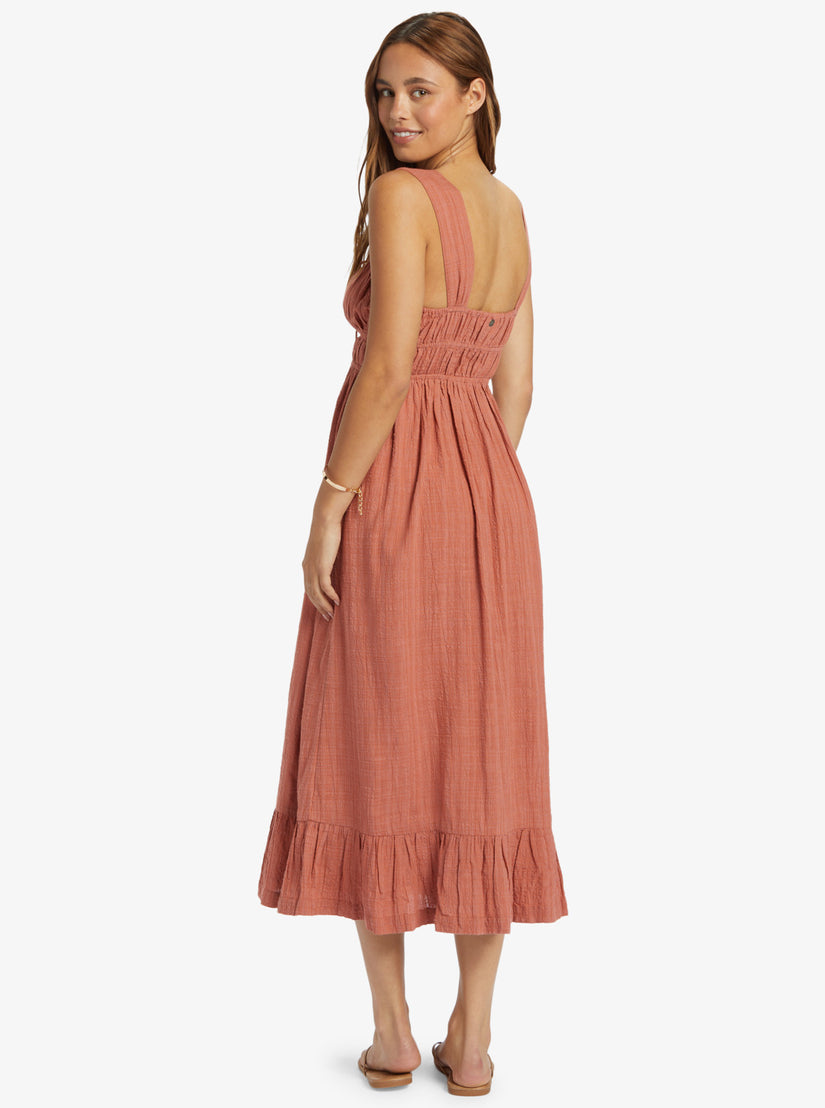 Roxy Paradise Winds Maxi Dress MMS0 L