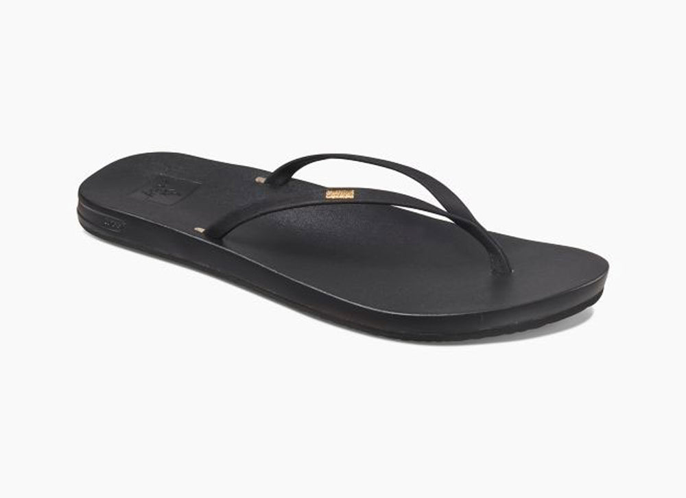 Reef Cushion Slim Womens Sandal Black 6