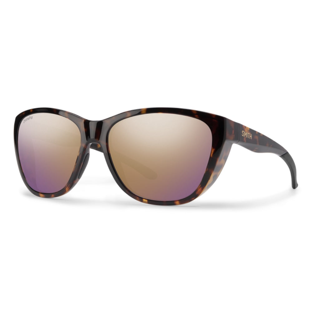 Smith Shoal Polarized Sunglasses Tortoise RoseGoldMirror ChromaPopGlass