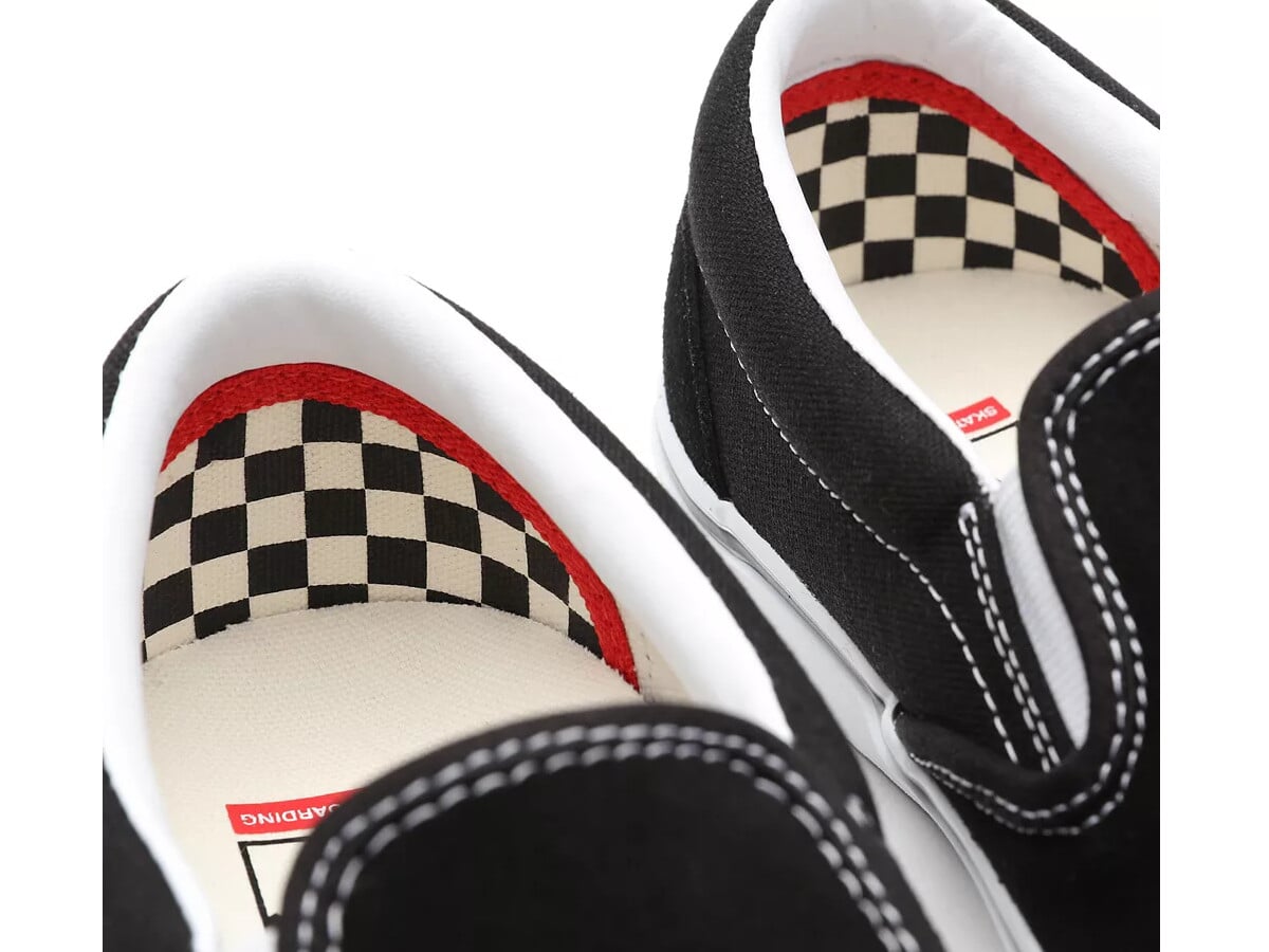 Vans Skate Slip-On BLK/WHT 12