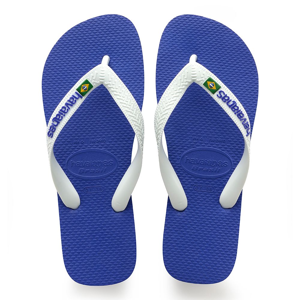 Havaianas Brazil Logo Mens Sandal 2711-Marine Blue 8