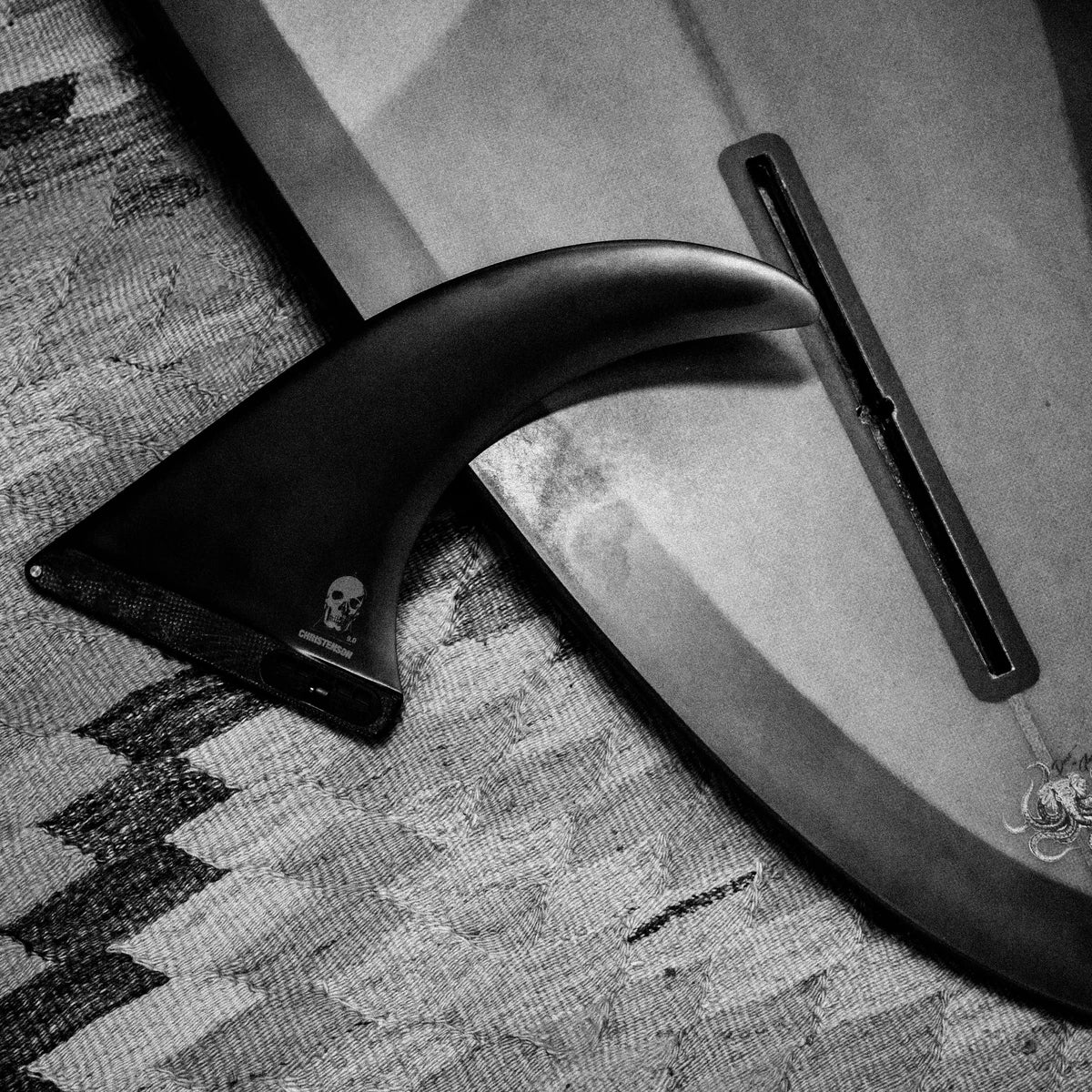 FCS 2 Christenson PG Longboard Fin Black 8.5in