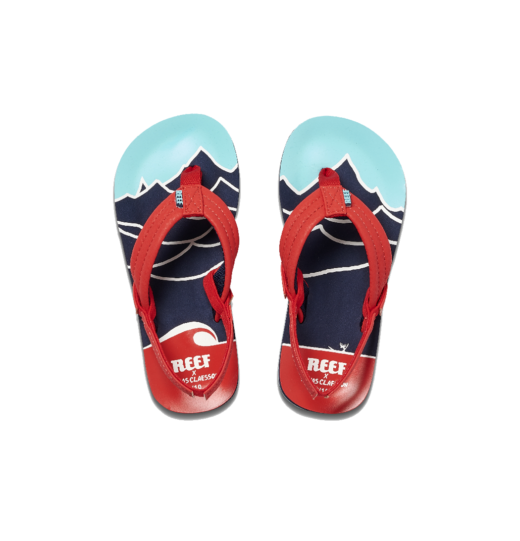 Reef Jonas Claesson Little Ahi Boys Sandal MTV-Mountain Wave 7 C