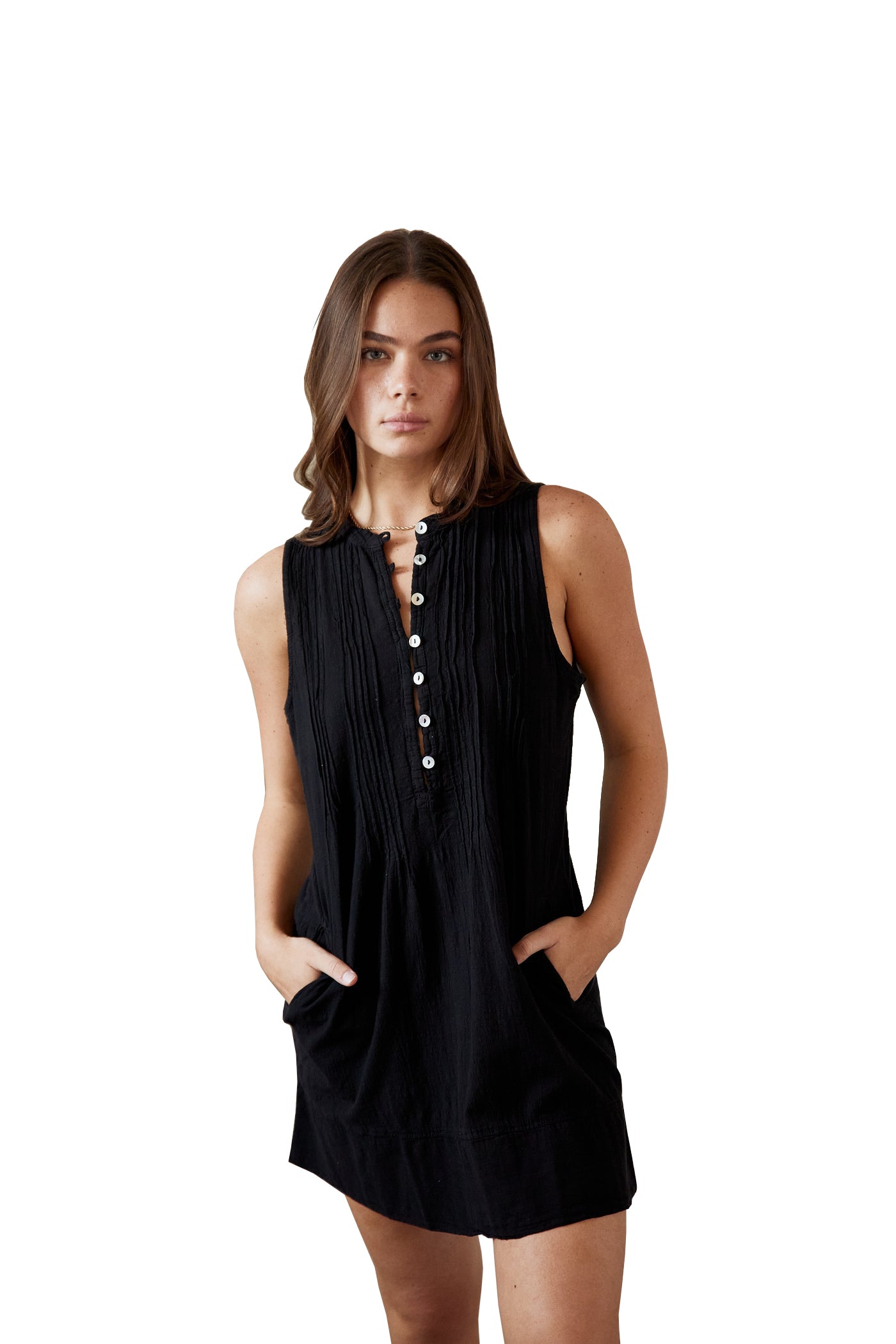 Blanco Suza Mini Dress Black L