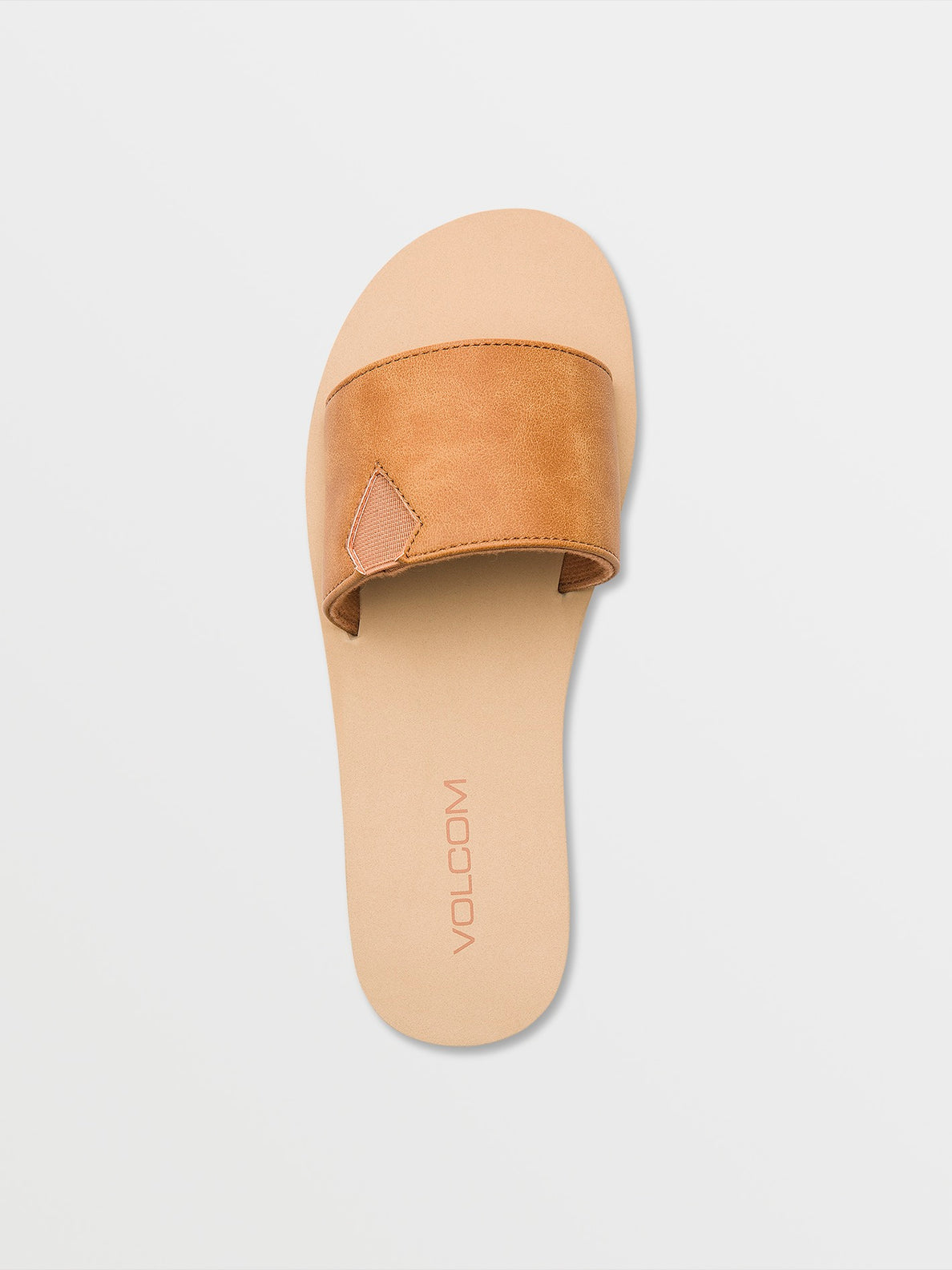 Volcom Not So Simple Slide Womens Sandal TAN-Tan 8
