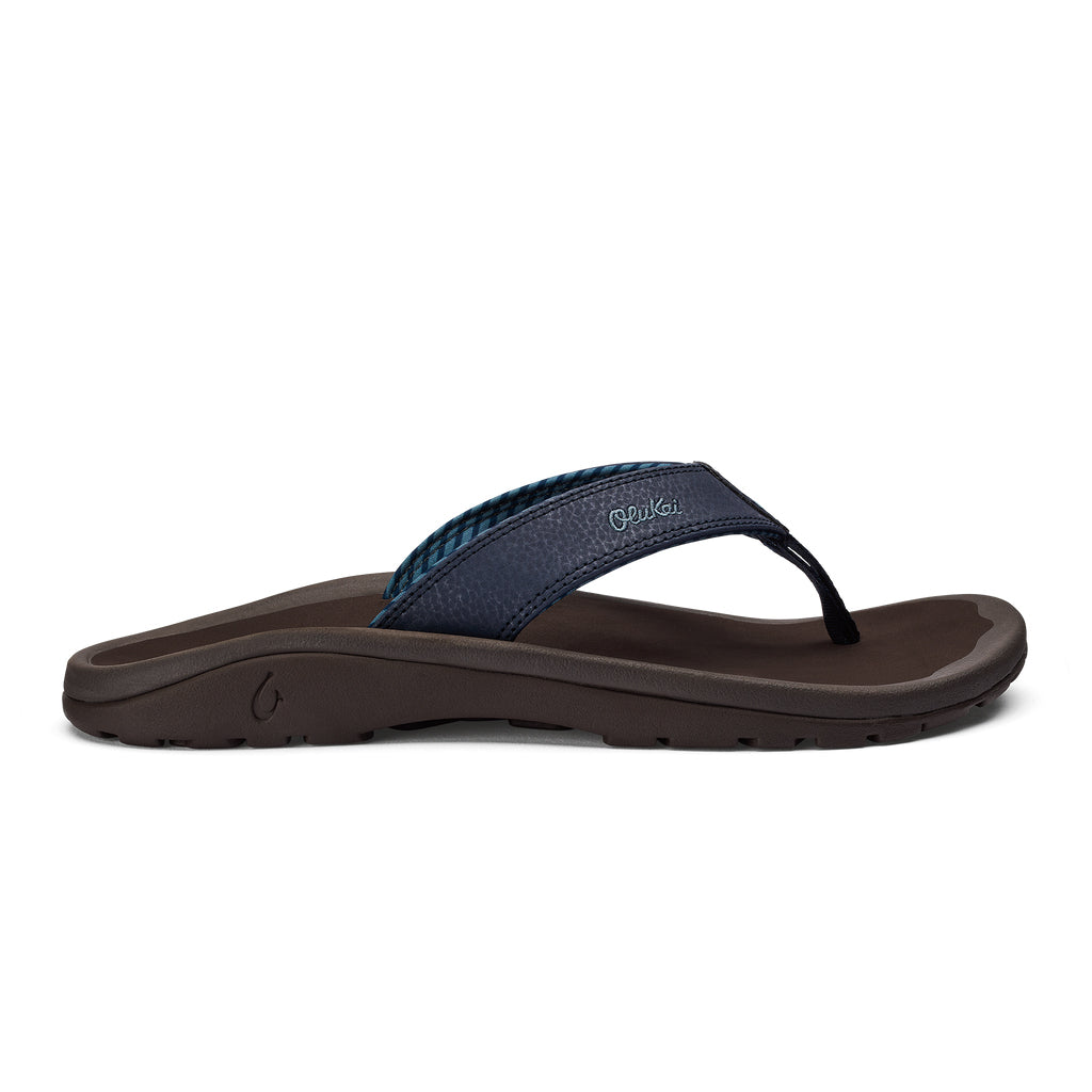 Olukai Ohana Mens Sandal TF5H-Blue Depth-Espresso 8