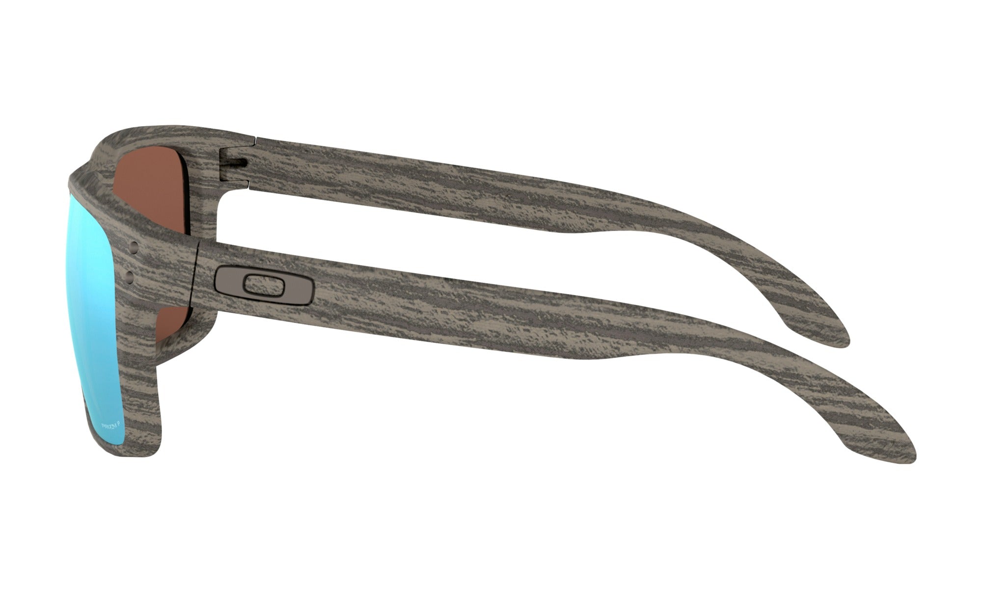 Oakley Holbrook Polarized Sunglasses Woodgrain PrizmDeepWater Square