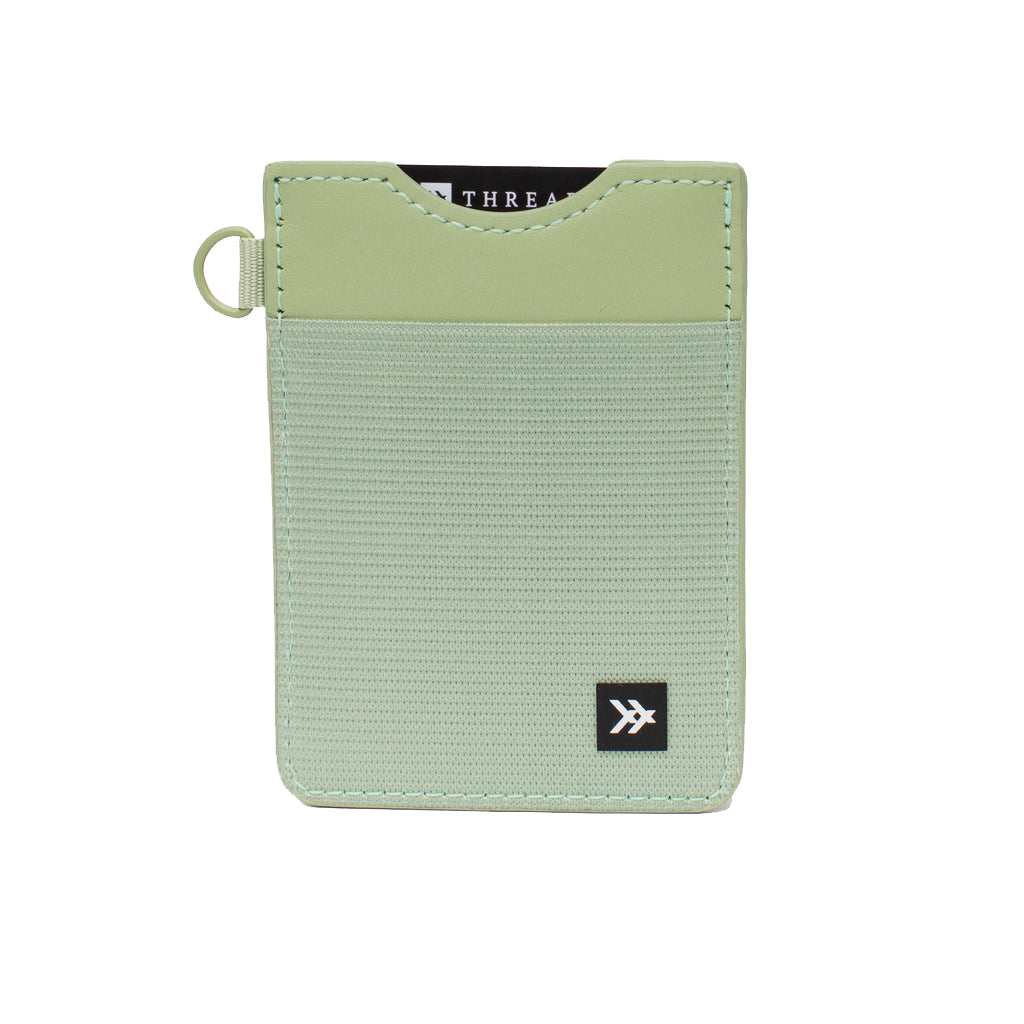 Thread Wallets Vertical Card Holder Wallet Sage Onesize