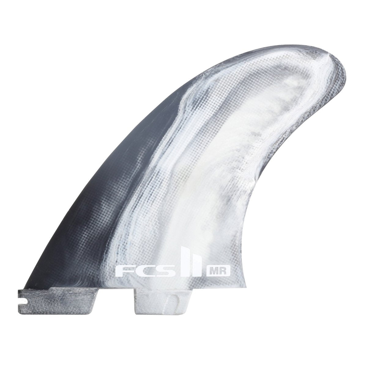 FCS 2 Mark Richards PC Tri Fin Set Black-WhiteSwirl XL