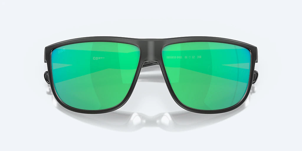 Costa Del Mar Rincondo Polarized Sunglasses MatteSmokeCrystal GreenMirror 580G