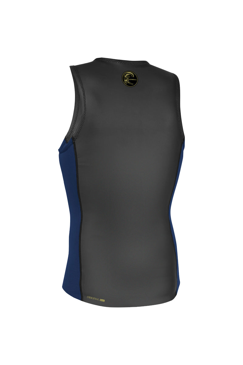 O Neill O Riginal 2mm Full Zip Vest BLK/NVY S